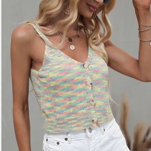 RSQ Rainbow tank top